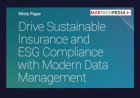 Drive Sustainable Insurance and ESG Compliance with Modern Data Management