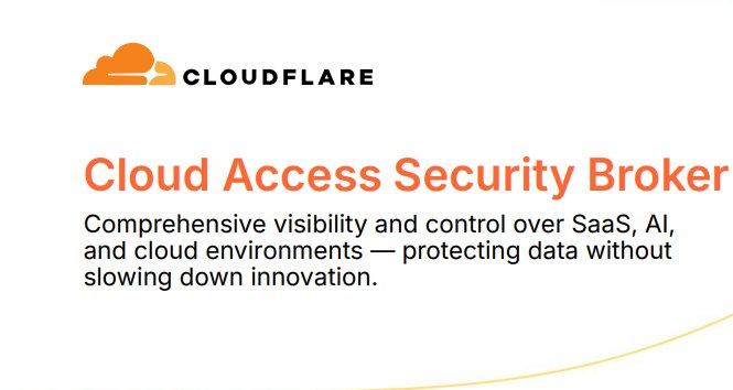 Cloudflare CASB Product Brief